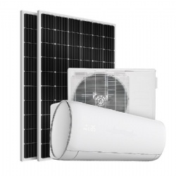 Solar air conditioner hybrid 12000btu split solar powered